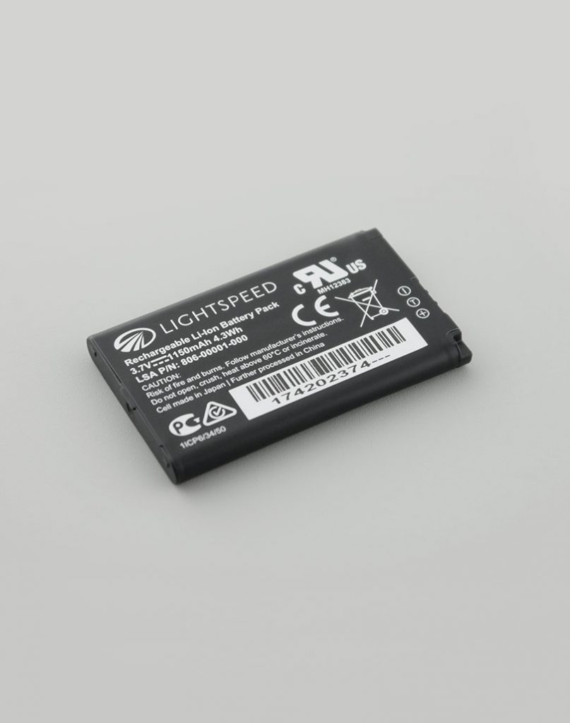 Rechargeable Lithium Ion Battery (for Tango) Lightspeed Aviation