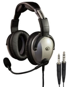 Lightspeed Zulu 3 ANR headset with dual GA plugs