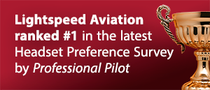 Lightspeed Rated Best in Professional Pilot Headset Preference Survey