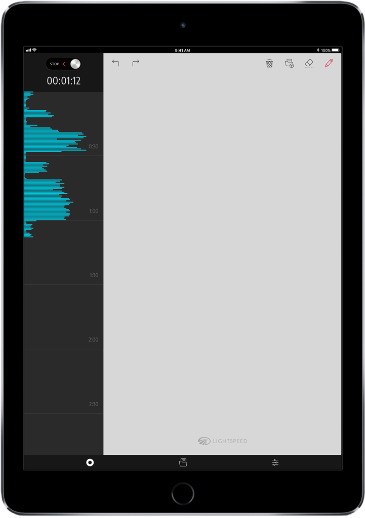 FlightLink iPad recording screen
