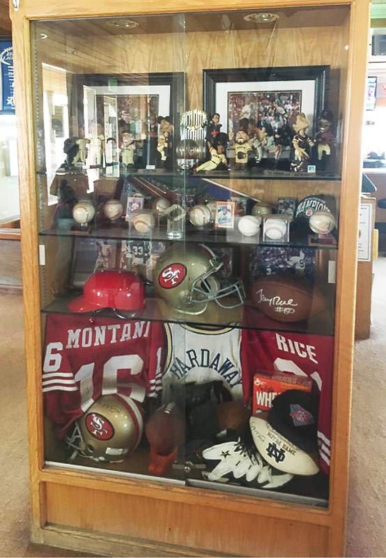Livermore airport display case