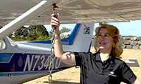 Teresa De Mers, host of Aviation No Tie Downs