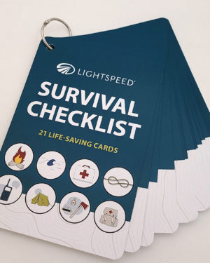 Aviation Survival Checklist Deck - Spread