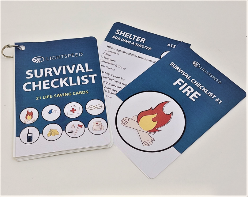 Aviation Survival Checklist Deck