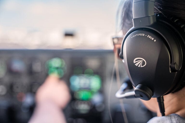 Zulu 4 Lifestyle Photo - 09 (WEB) Zulu 4 ANR Aviation Headset Lifestyle Photo